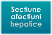 sectiune afectiuni hepatice